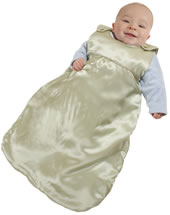 PamperSack Royal Silk baby sleep sack - the perfect baby gift.